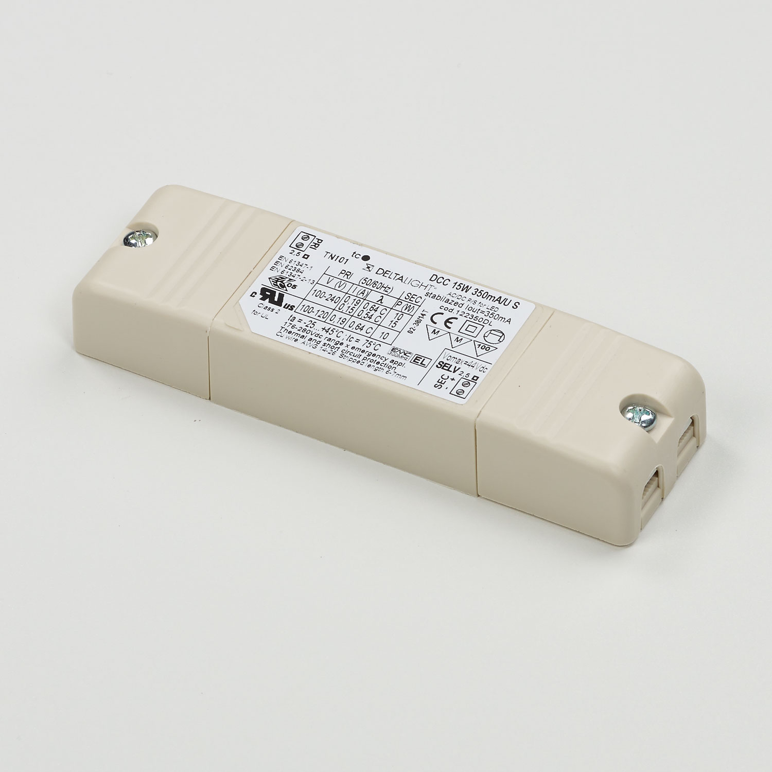 Delta Light 300 90 91 LED POWER SUPPLY 350mA-DC 15W, , 110-240V 50-60Hz, Светодиодные источники питания , Delta Light, Бельгия Delta Light 300 90 91 LED POWER SUPPLY 350mA-DC 15W, , 110-240V 50-60Hz, Светодиодные источники питания , Delta Light, Бельгия