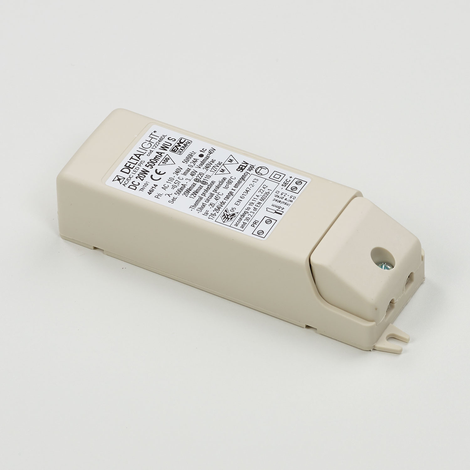 Delta Light 300 90 92 LED POWER SUPPLY 500mA-DC 21W, , 110-240V 0 50-60Hz, Светодиодные источники питания , Delta Light, Бельгия Delta Light 300 90 92 LED POWER SUPPLY 500mA-DC 21W, , 110-240V 0 50-60Hz, Светодиодные источники питания , Delta Light, Бельгия