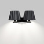 Иконка Delta Light 222 032 11 92 ED8 B BUTLER W D 927 DIM8, черный, 220-240V 50-60Hz, CRI 90, Галогенные Белый (+2700K), 715 lm 37 W 19 lm W, накладной настенный светильник, Delta Light, Бельгия