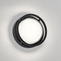 Иконка Delta Light 232 712 83 B MONTUR R LED WW, черный, 100-240V 50-60Hz, CRI 80, Теплый белый (+3000K), 338 lm 8 W 47 lm W, настенно-потолочный накладной светильник, Delta Light, Бельгия