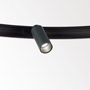 Иконка Delta Light 418 367 811 932 MDL BBR SUPERLOOP-VIZIR ON 93033 MDL, черная бронза, 48V-DC, CRI 90, Теплый белый (+3000K), 389 lm 8 W 48 lm W, подвесной потолочный светильник, Delta Light, Бельгия