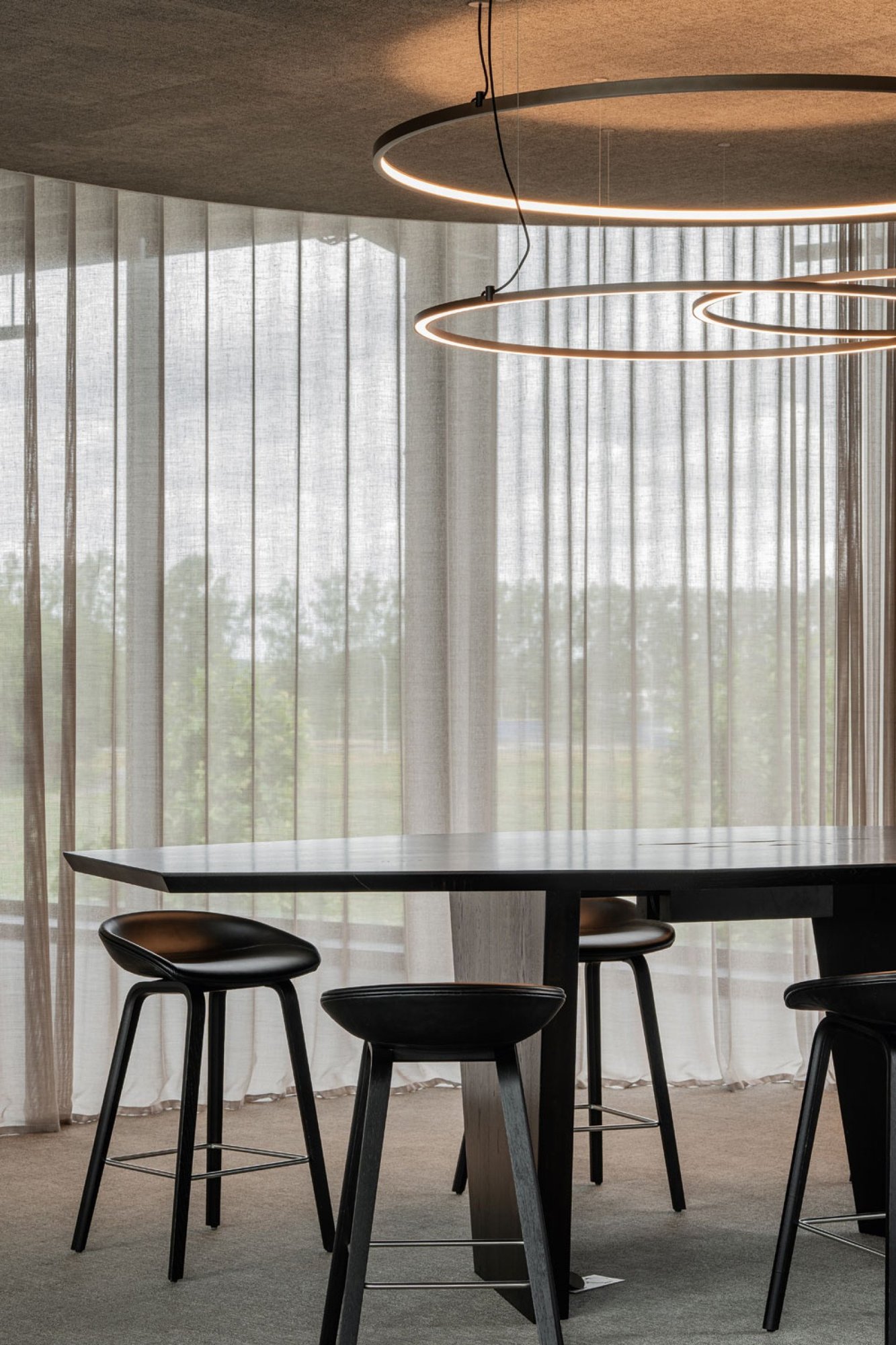 SUPERLOOP SLIM IN 170 SBL 930 FBR фламандская бронза Delta Light подвесной светильник 5