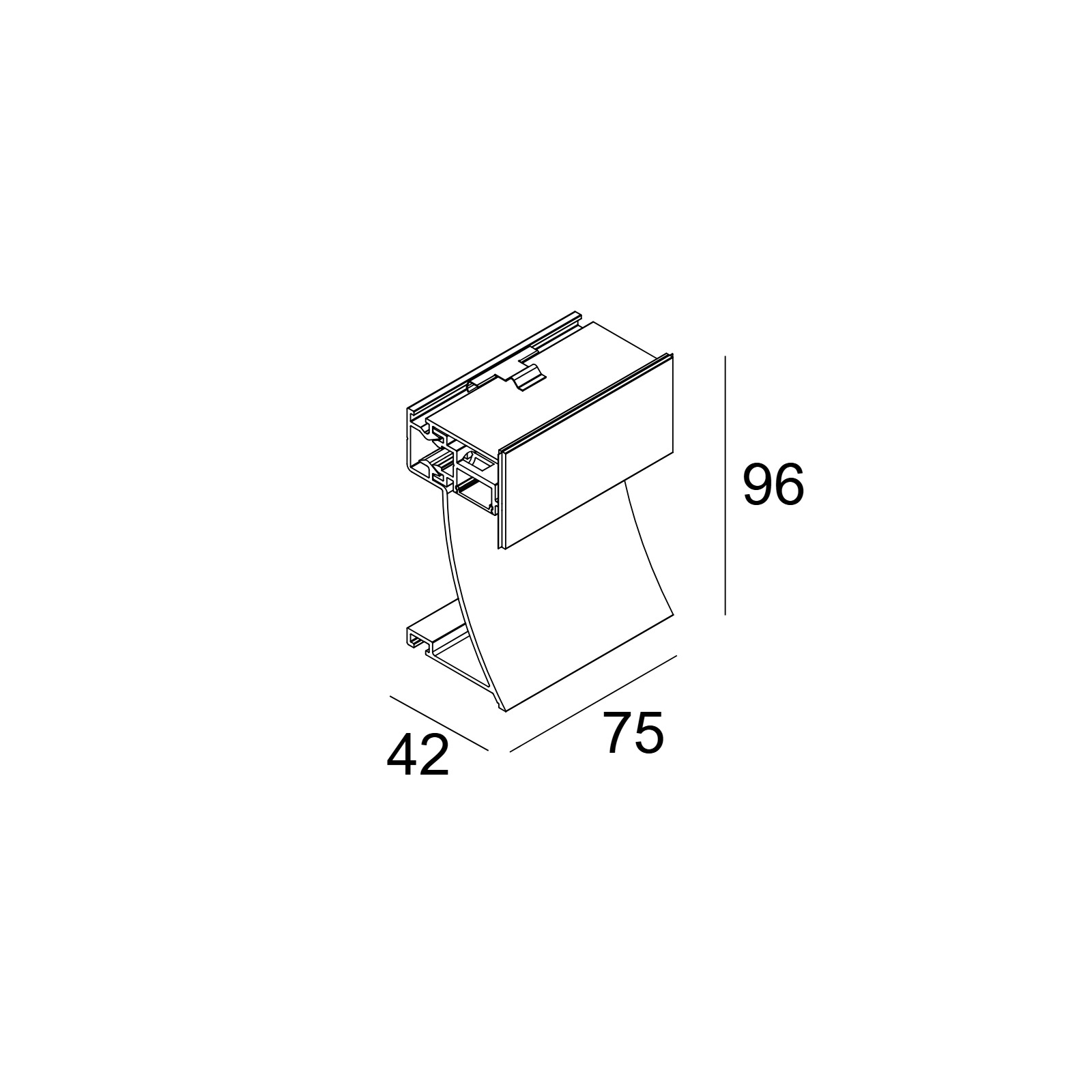INLET TRIMLESS H7 927 GC-W золото цветное Delta Light встраиваемый в стену светильник 2