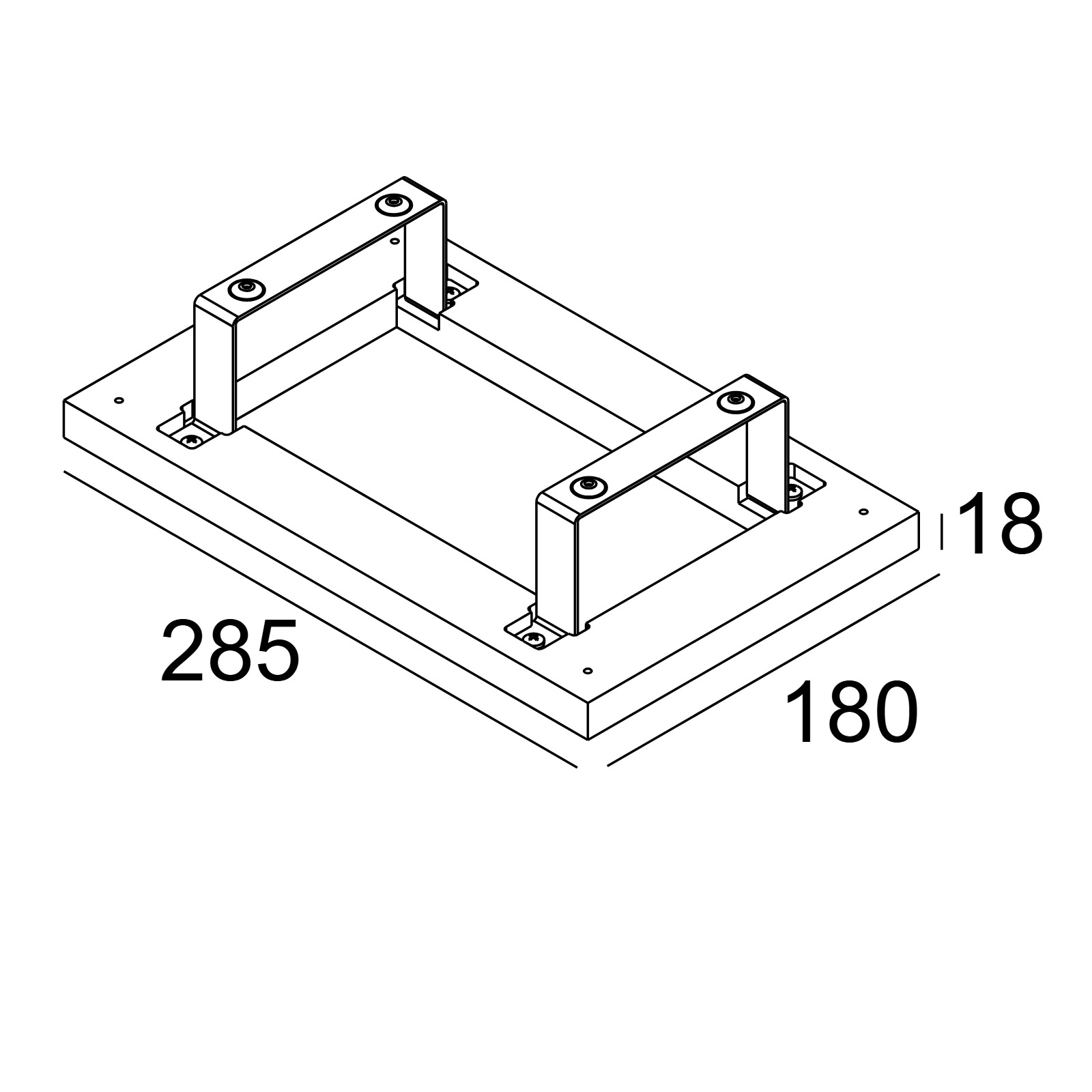 MOUNTING KIT MINIGRID IN 2 CSC Delta Light ICR