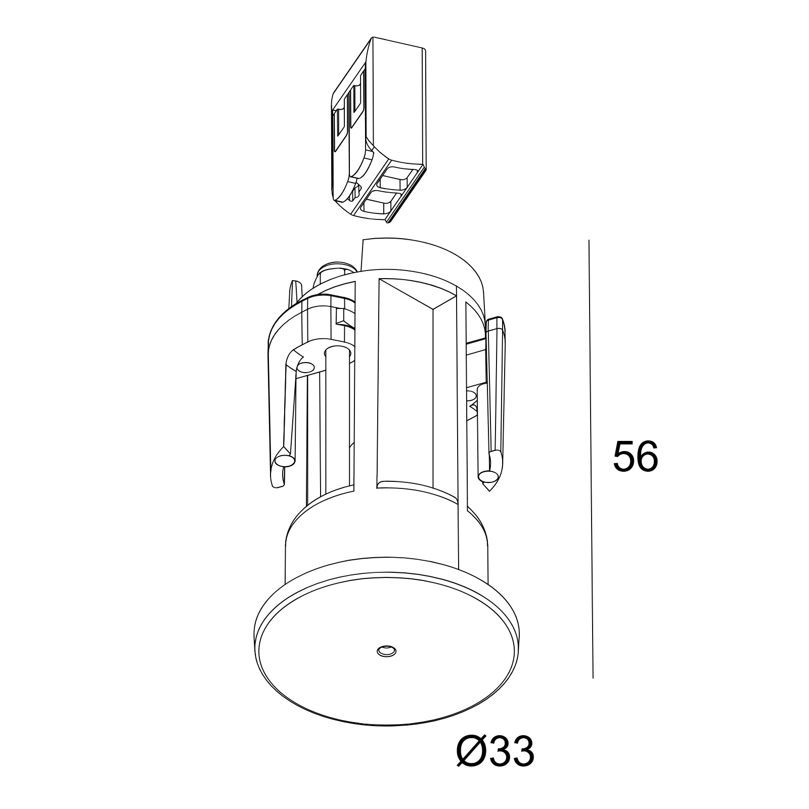 SUSPENSION + CONNECTION ST B черный Delta Light подвесной светильник 2