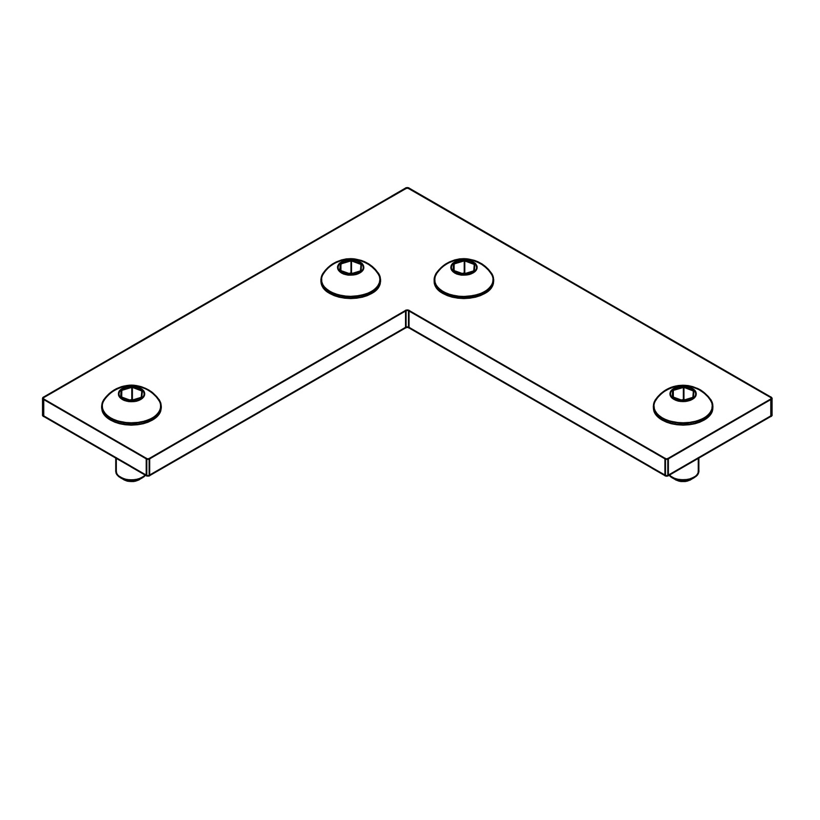 DTC-ON - CORNER 90° Delta Light ILP