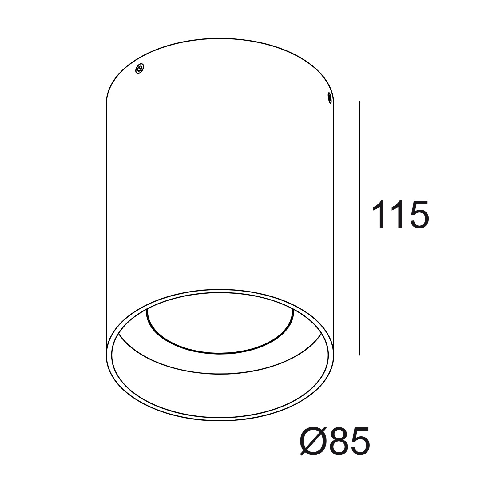 QOBY X R 92733 DIM8 B черный Delta Light накладной потолочный светильник 2