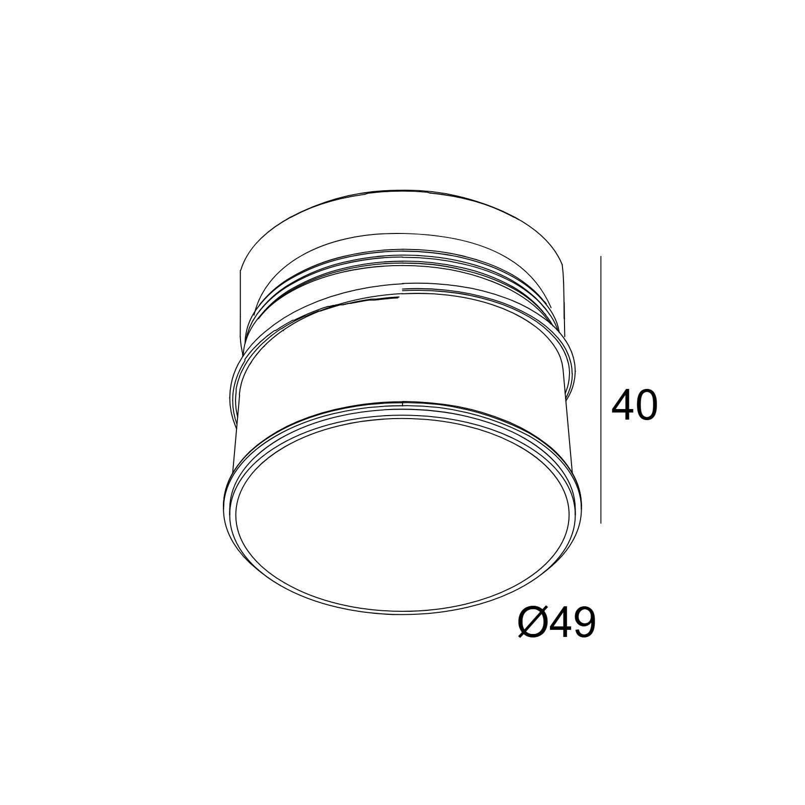 TUBE 52 B черный Delta Light аксессуар 2