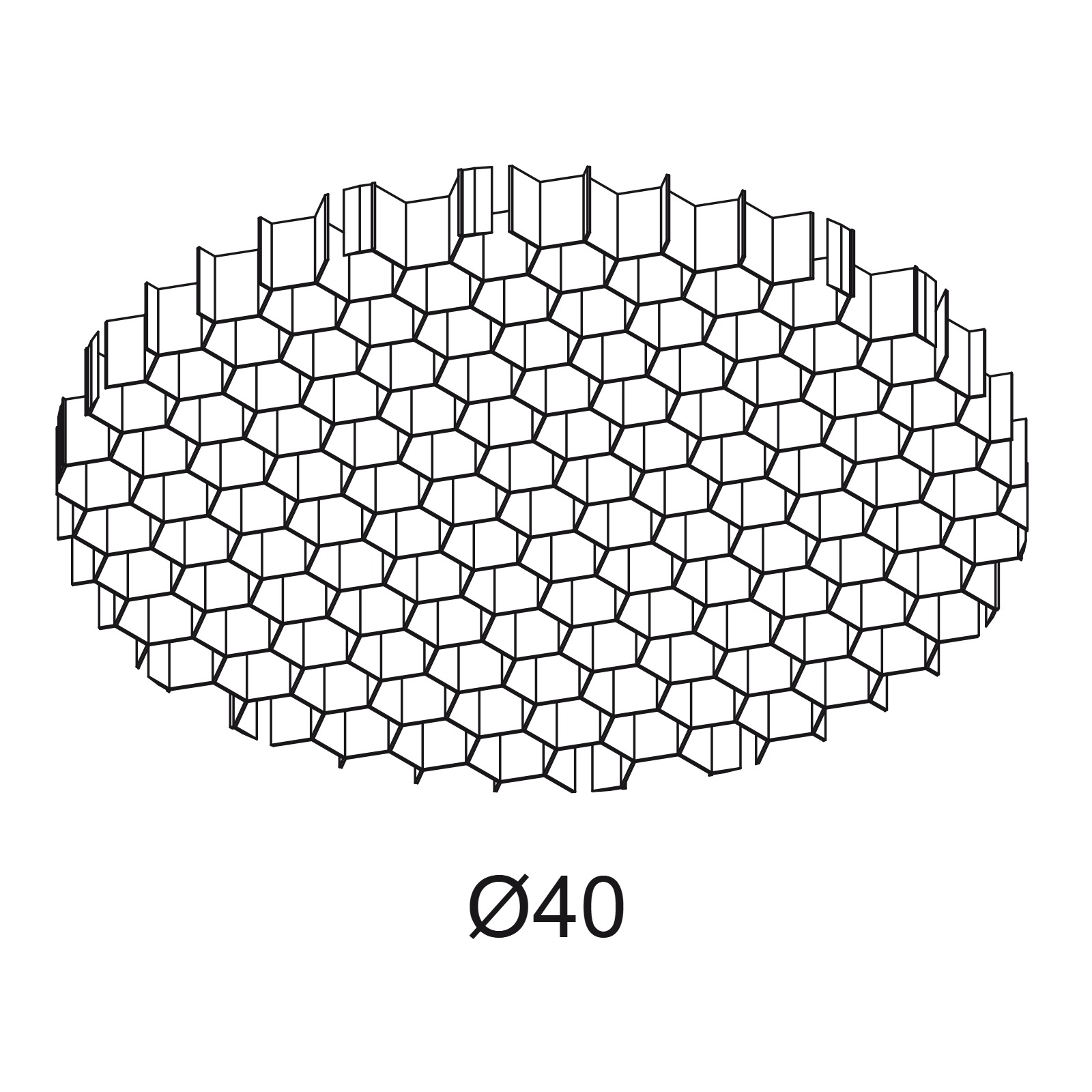 VIZIR HONEYCOMB 40 светофильтр Delta Light 2