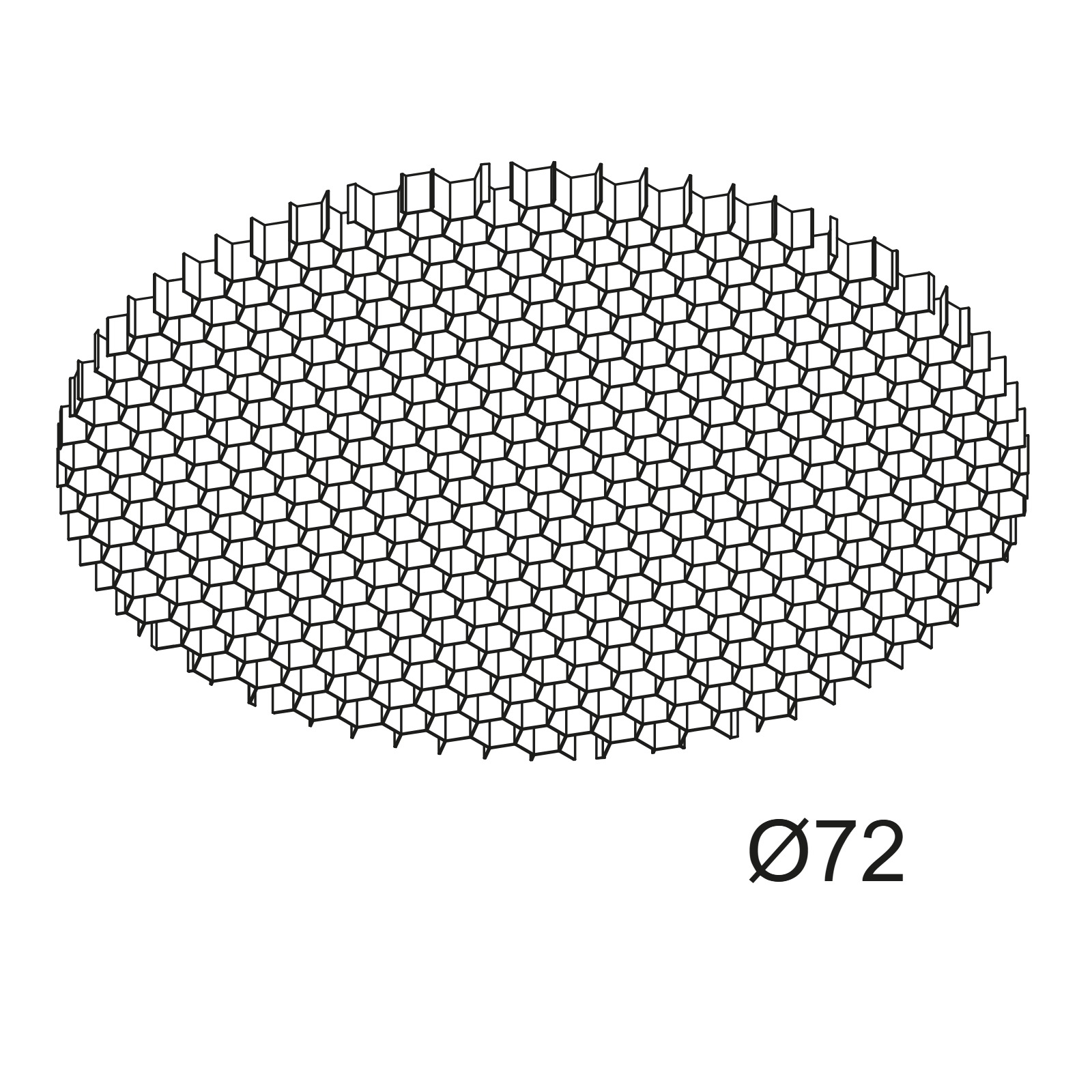 HONEYCOMB 72 B черный Delta Light аксессуар 2