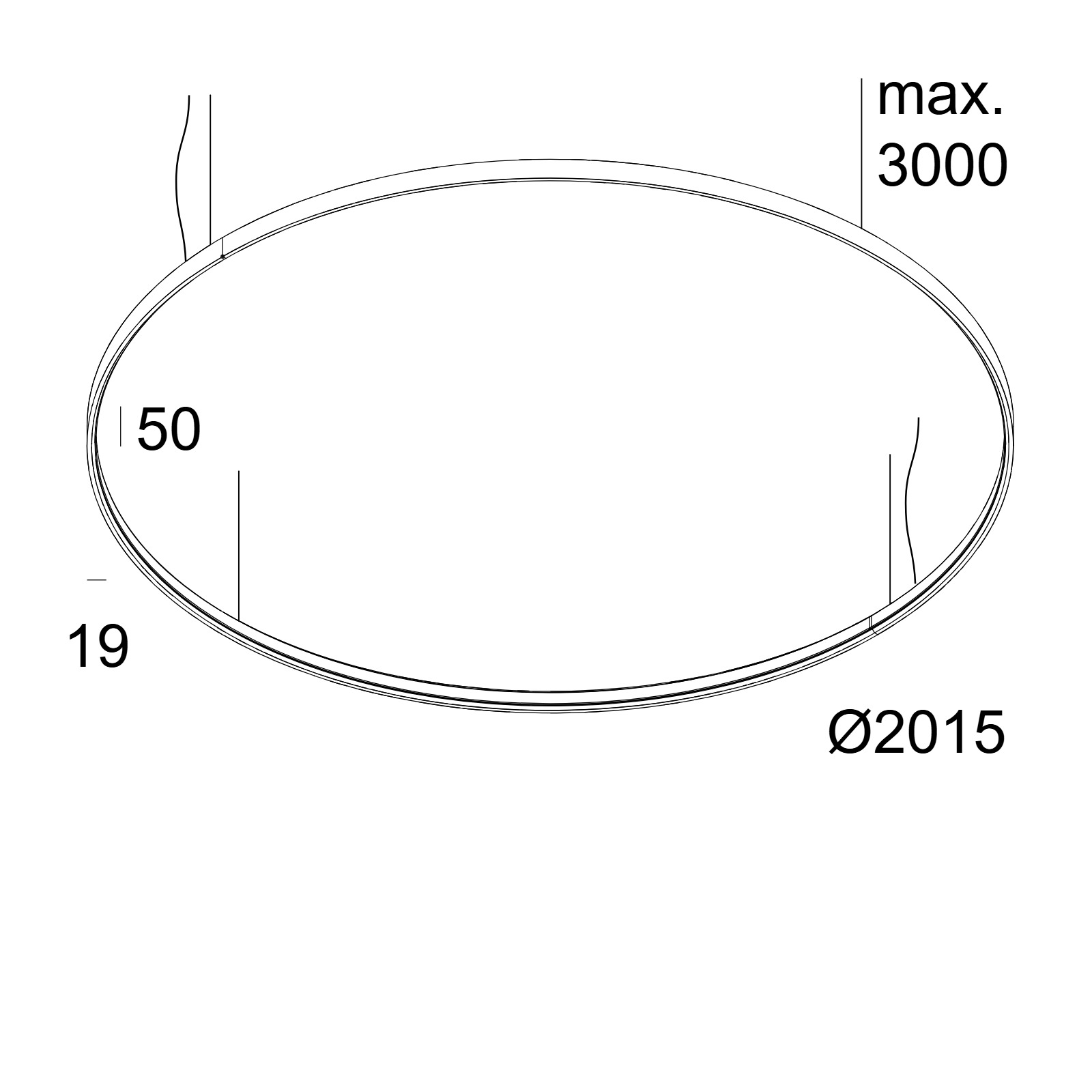 SUPERLOOP HC 200 SBL 930 W белый Delta Light подвесной светильник 2