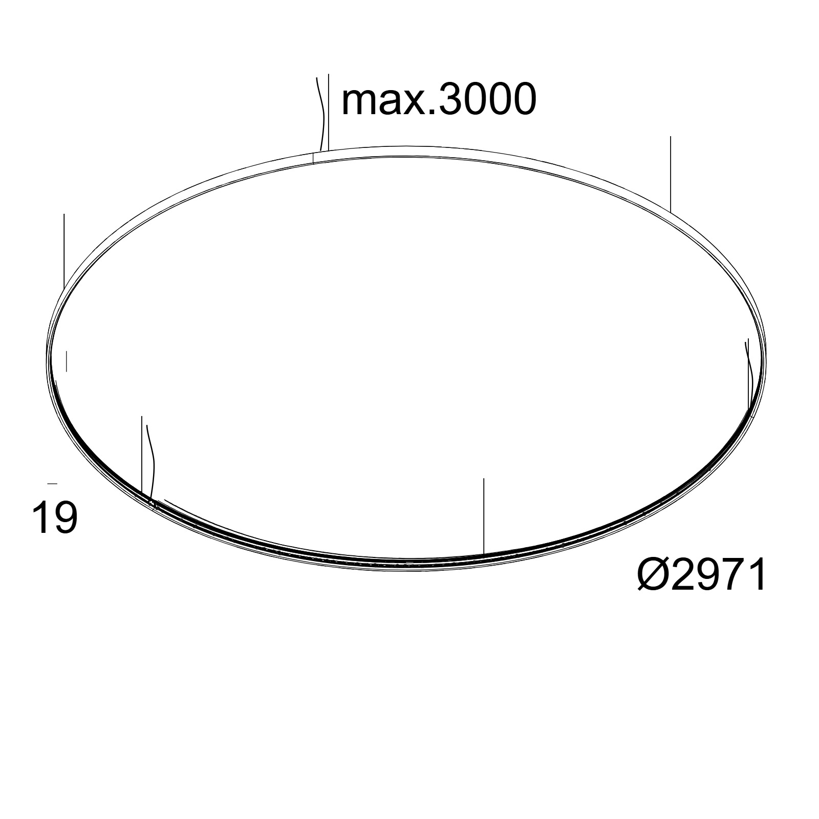 SUPERLOOP HC 300 Delta Light подвесной потолочный светильник 2