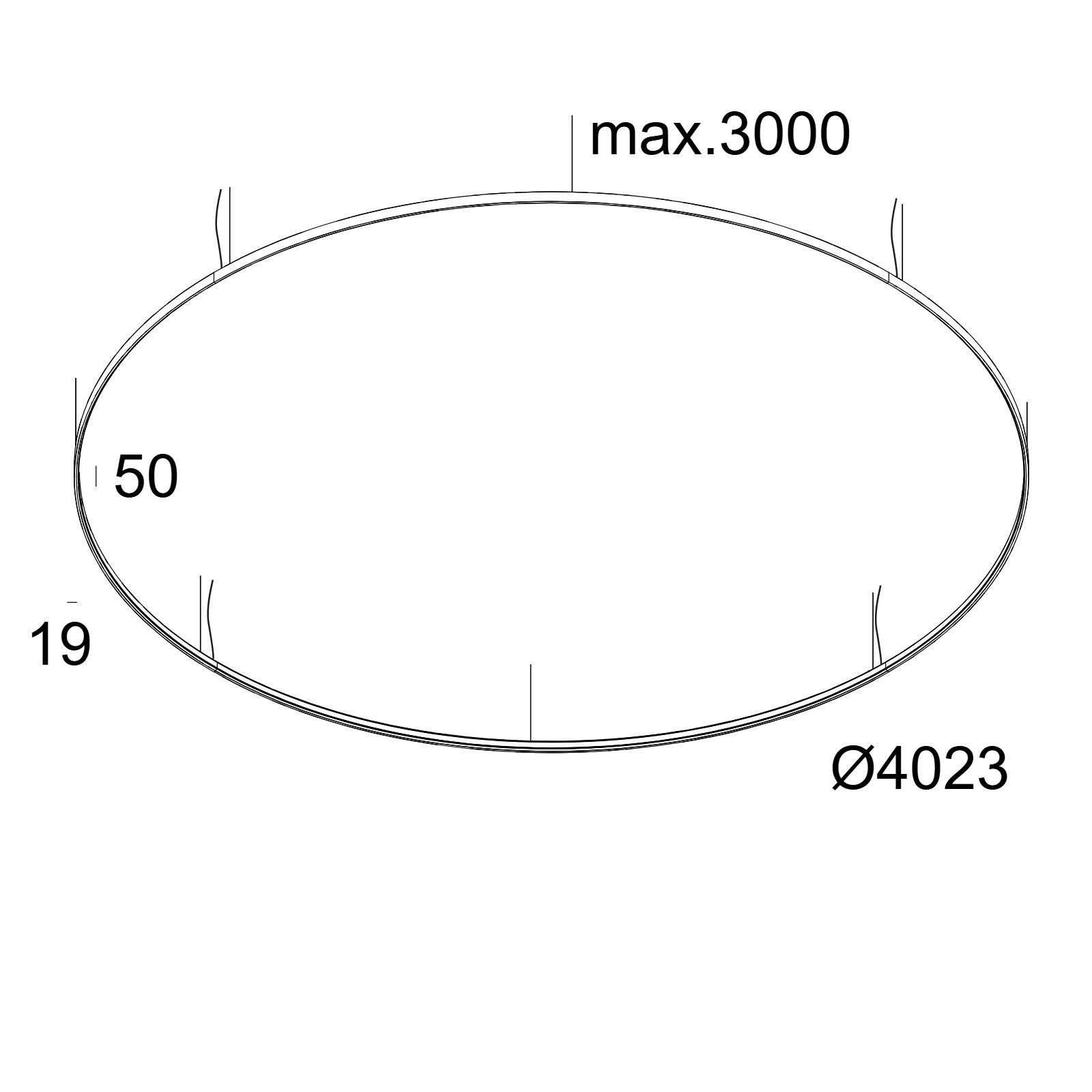 SUPERLOOP HC 400 MDL FG фламандское золото Delta Light подвесной светильник 2