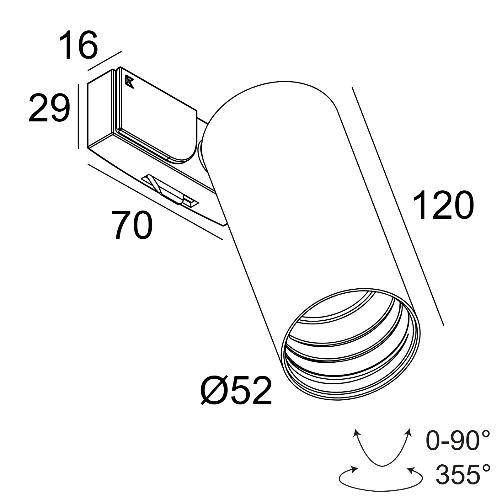 Линейная система освещения SUPERLOOP-SPY 52 MDL Delta Light 20567 XXX0 2