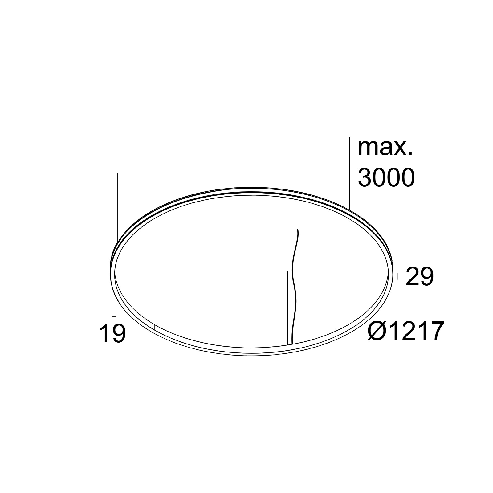 SUPERLOOP SLIM OUT 120 SBL 930 FG фламандское золото Delta Light подвесной светильник 2