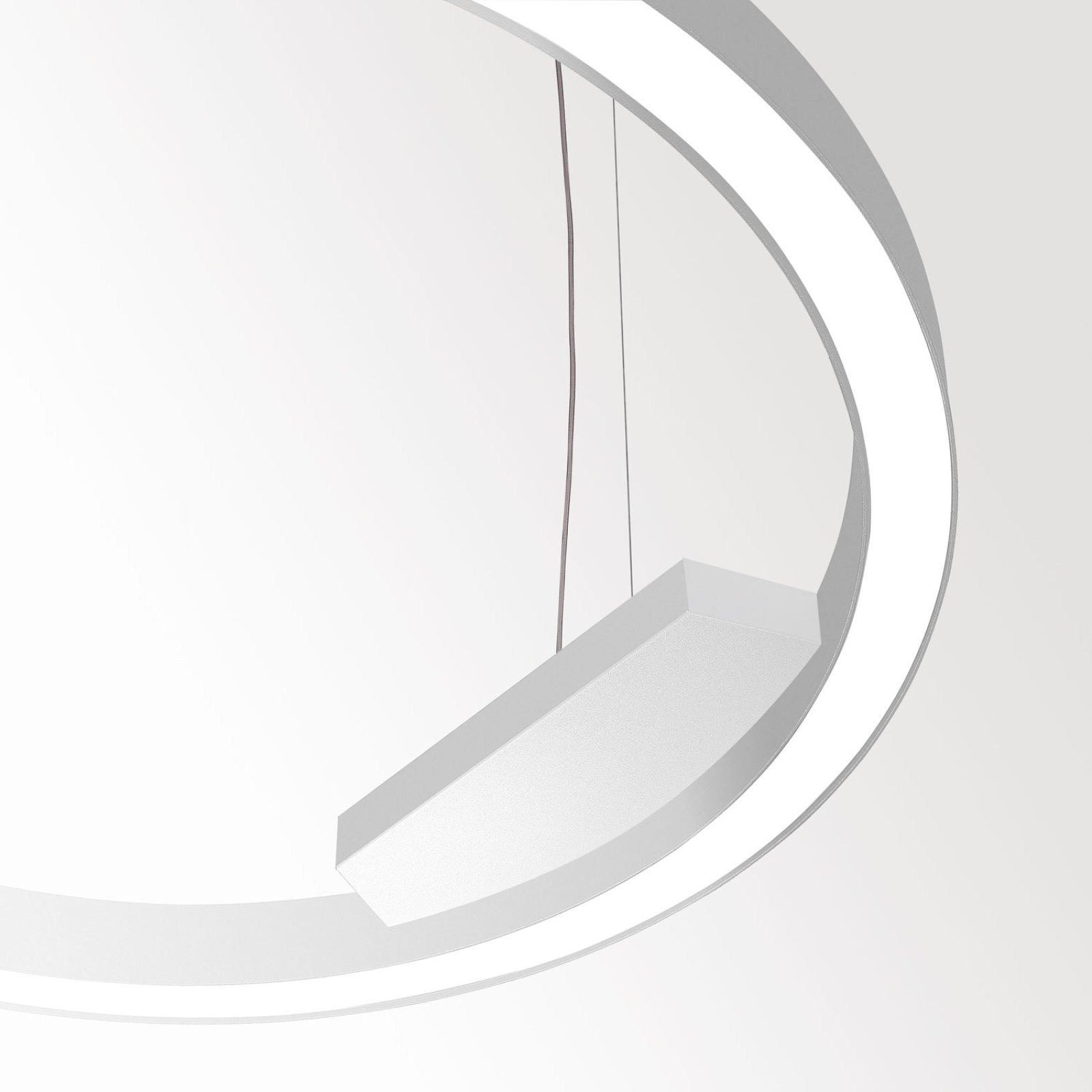 SUPER-OH! SLIM 80 SBL DOWN 930 DIM4 W белый Delta Light накладной потолочный светильник 5