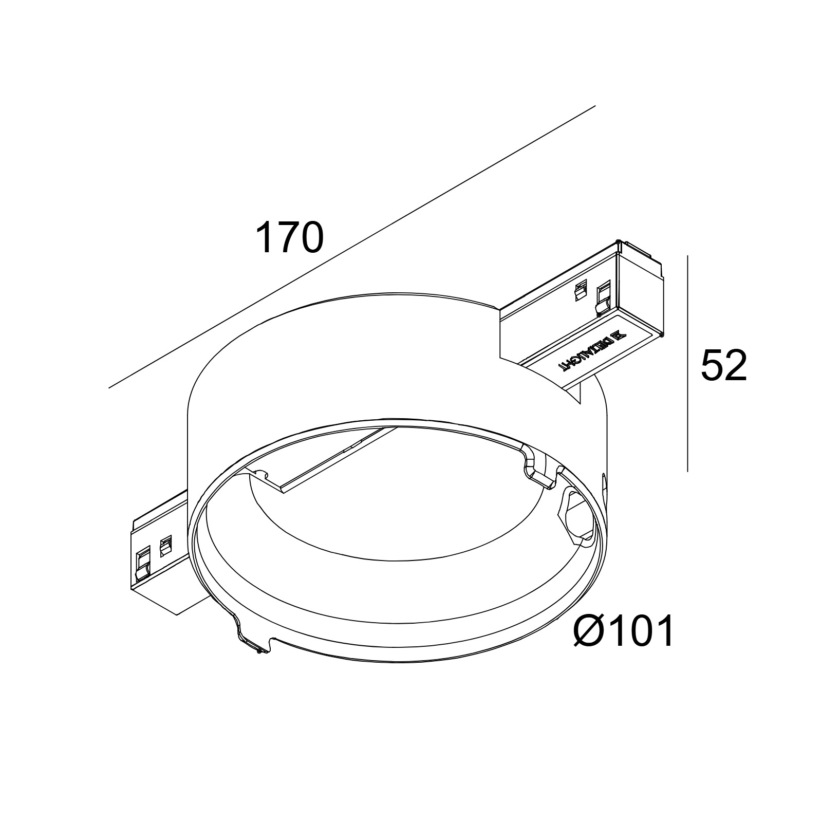 M26L - VOICE COMMAND GOOGLE HOLDER B черный Delta Light LT 2