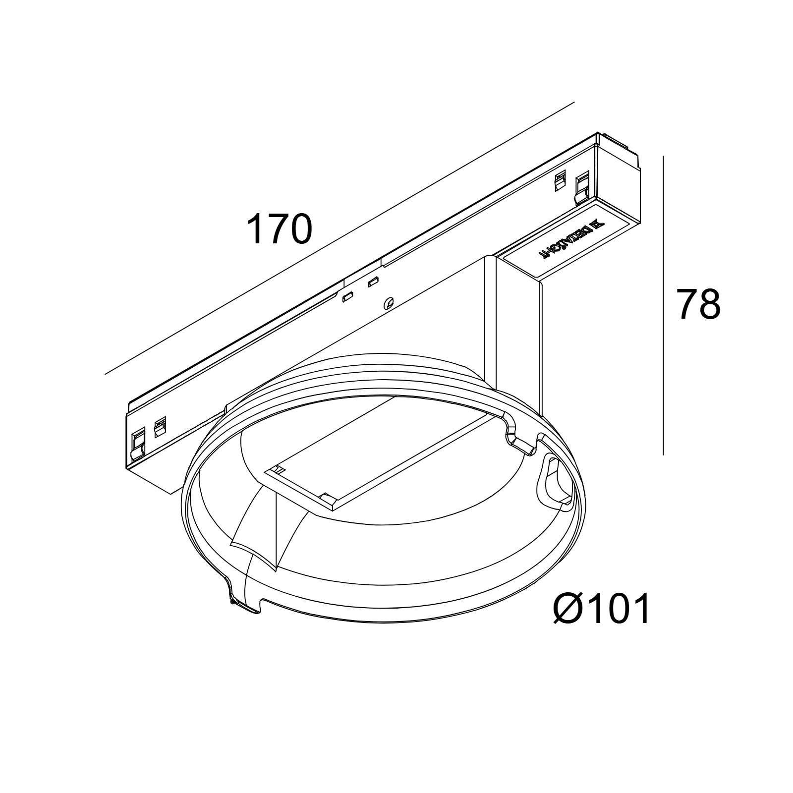 M26H - VOICE COMMAND GOOGLE HOLDER B черный Delta Light LT 2