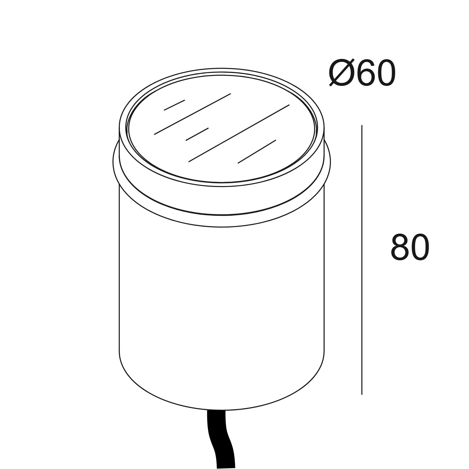 LOGIC 60 R SP 3006 встраиваемый в пол светильник Delta Light 2