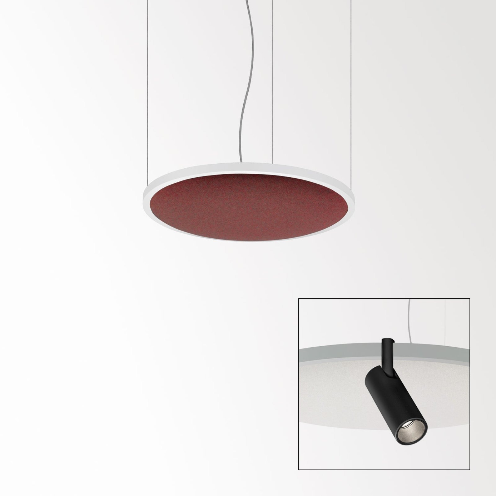 SOLI - SHHH PLUS 60/4 SCARLET DIM5 W белый Delta Light подвесной светильник