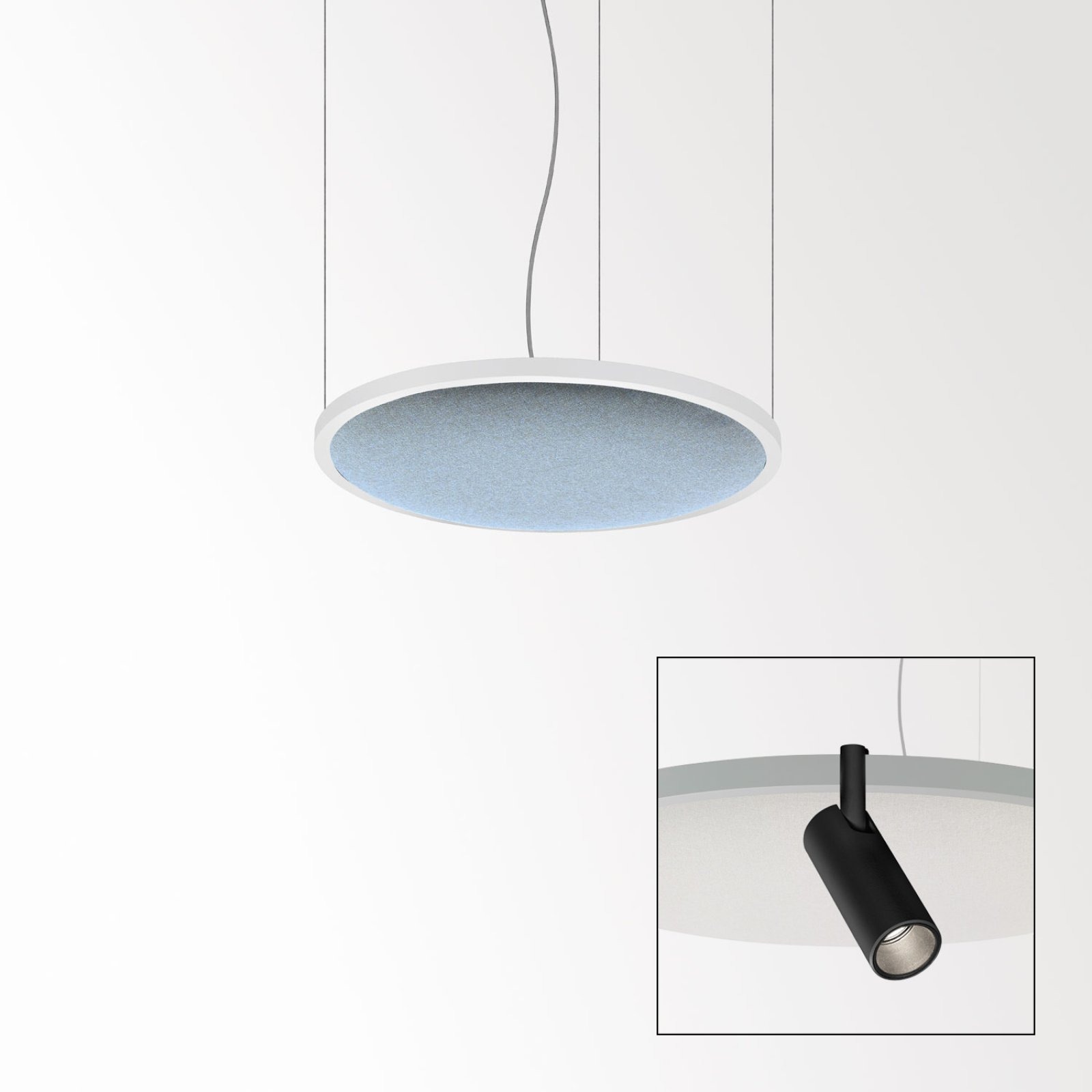SOLI - SHHH PLUS 60/4 ARCTIC DIM5 W белый Delta Light подвесной светильник