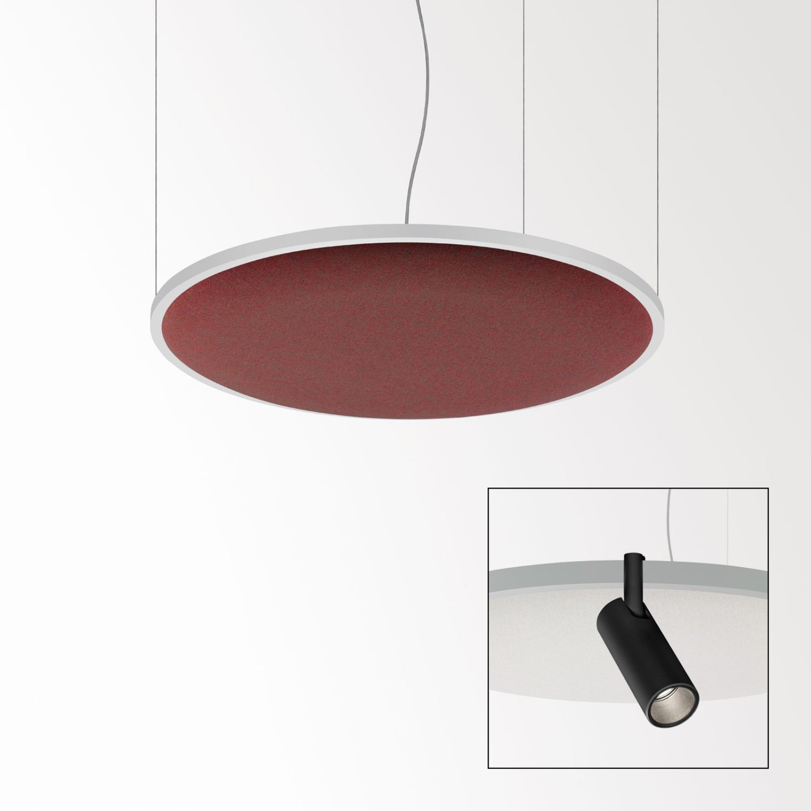 SOLI - SHHH PLUS 90/4 SCARLET DIM5 W белый Delta Light подвесной светильник