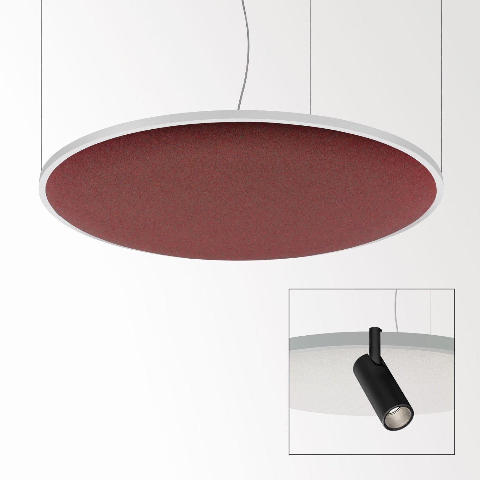 SOLI - SHHH PLUS 120/4 SCARLET DIM5 W белый Delta Light подвесной светильник