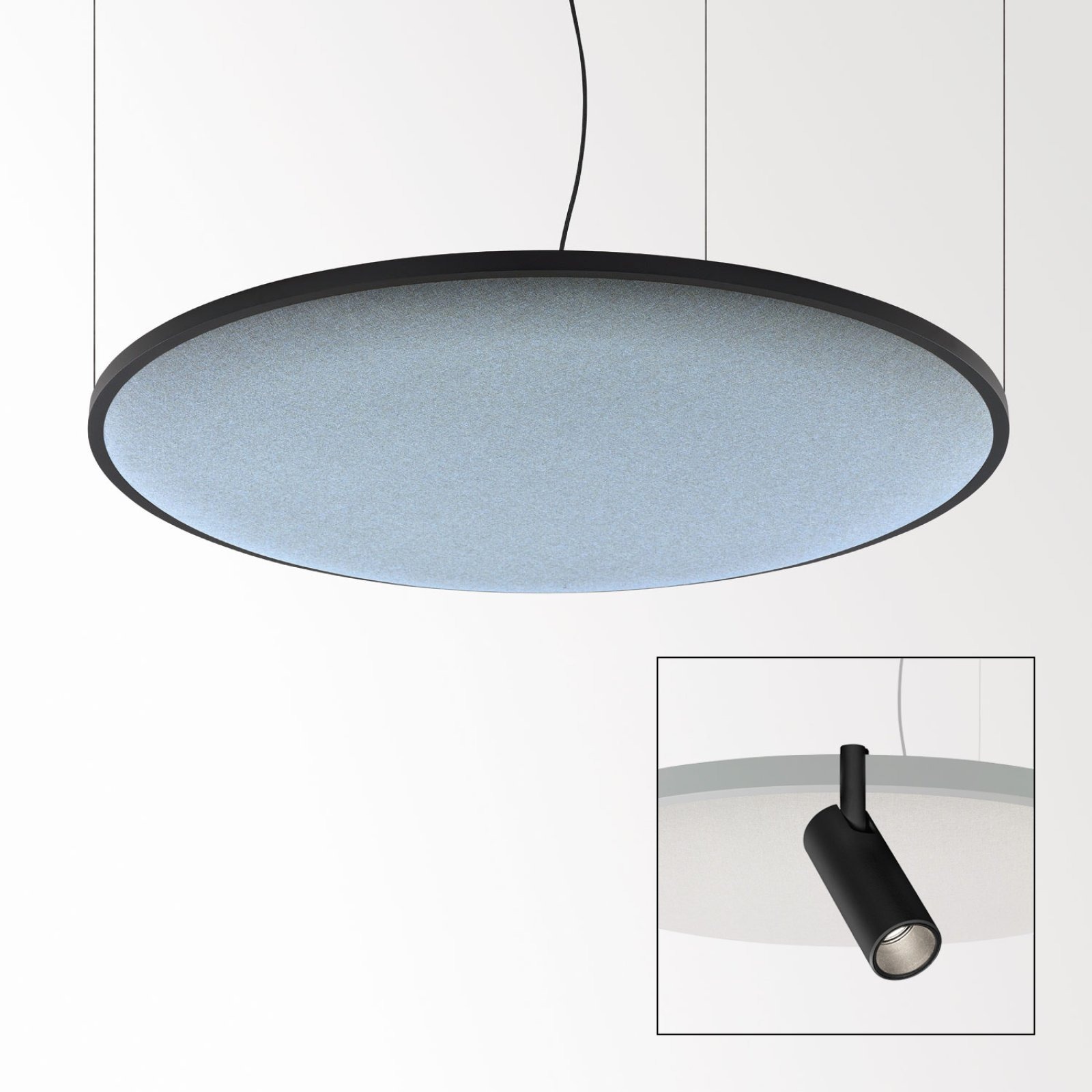 SOLI - SHHH PLUS 120/4 ARCTIC DIM5 B черный Delta Light подвесной светильник