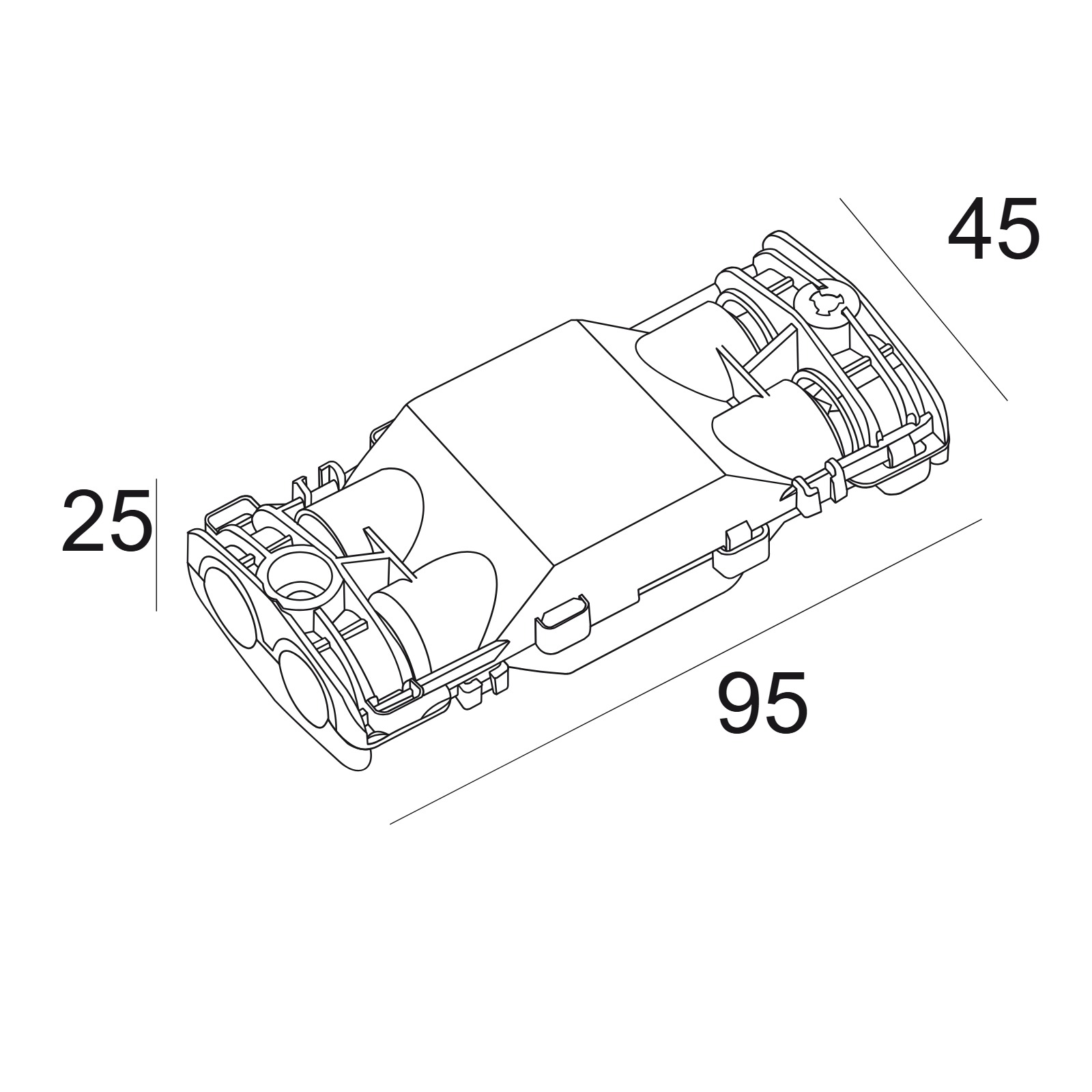 IP68 CONNECTION KIT Delta Light LAG 2