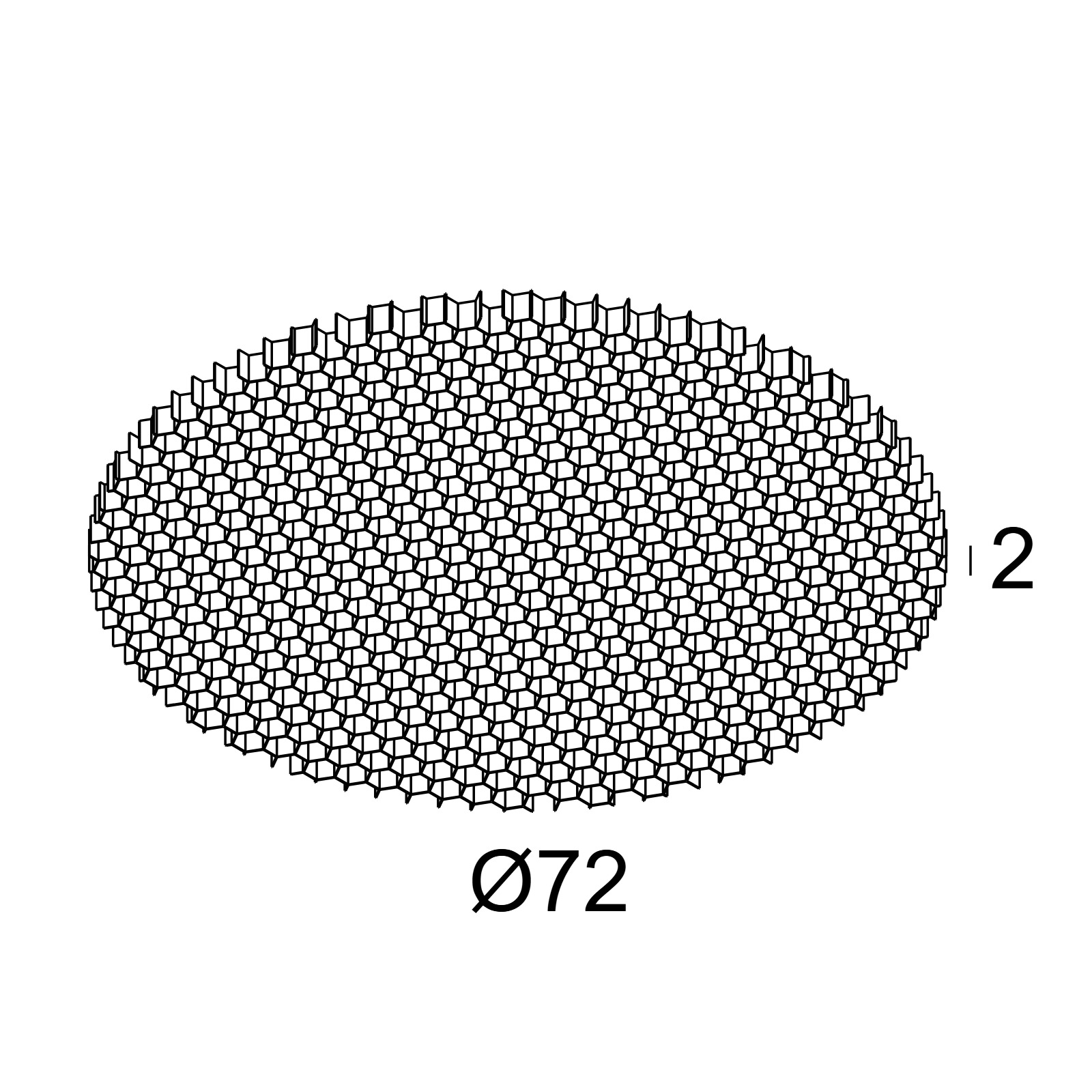 HALOSCAN HONEYCOMB B черный Delta Light аксессуар 2