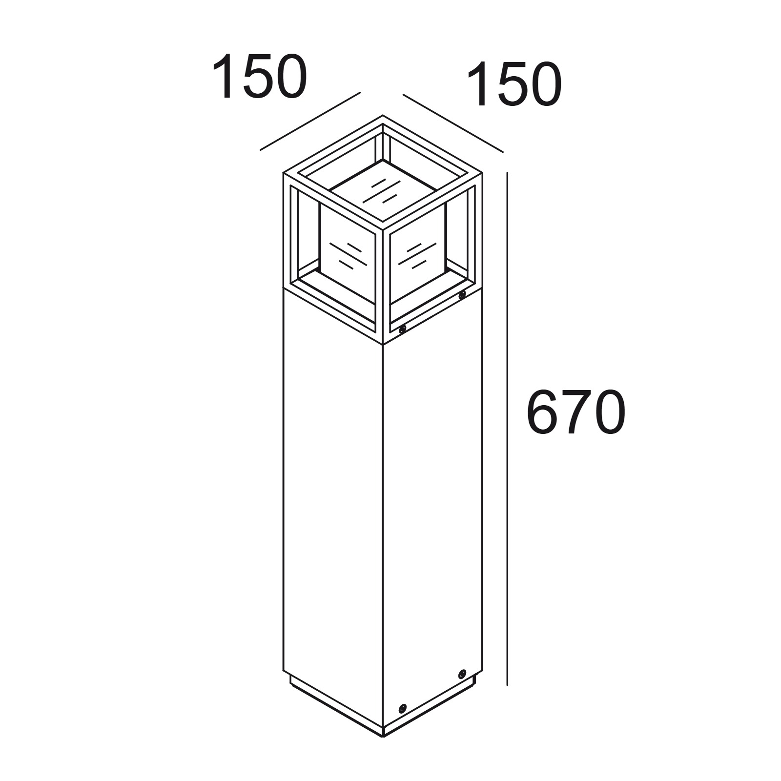 MONTUR S P 65 LED B черный Delta Light садовый светильник 2
