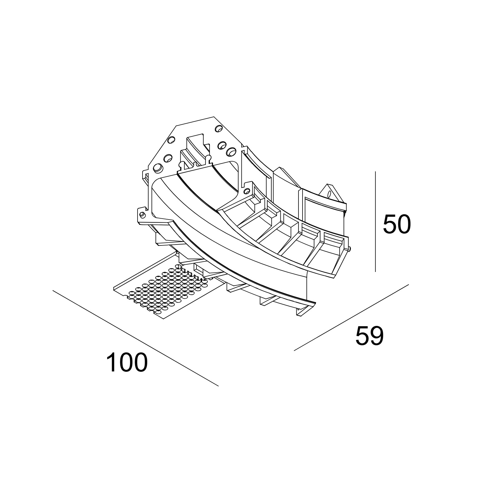 SPM20 - CORNER SET - R 45° S Delta Light IMP