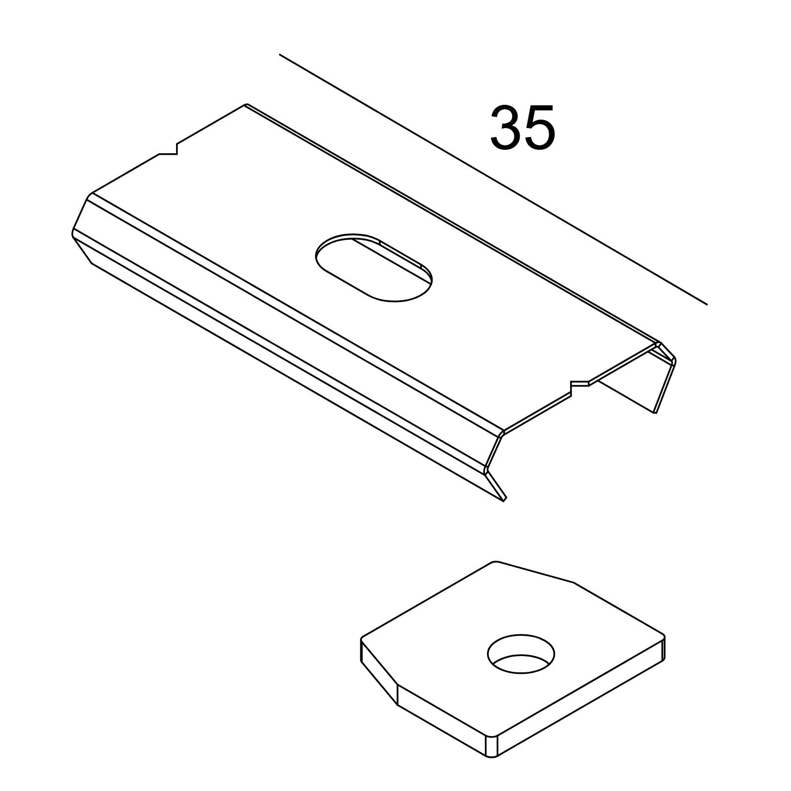SLM26L - FIXATION SET Delta Light IMP