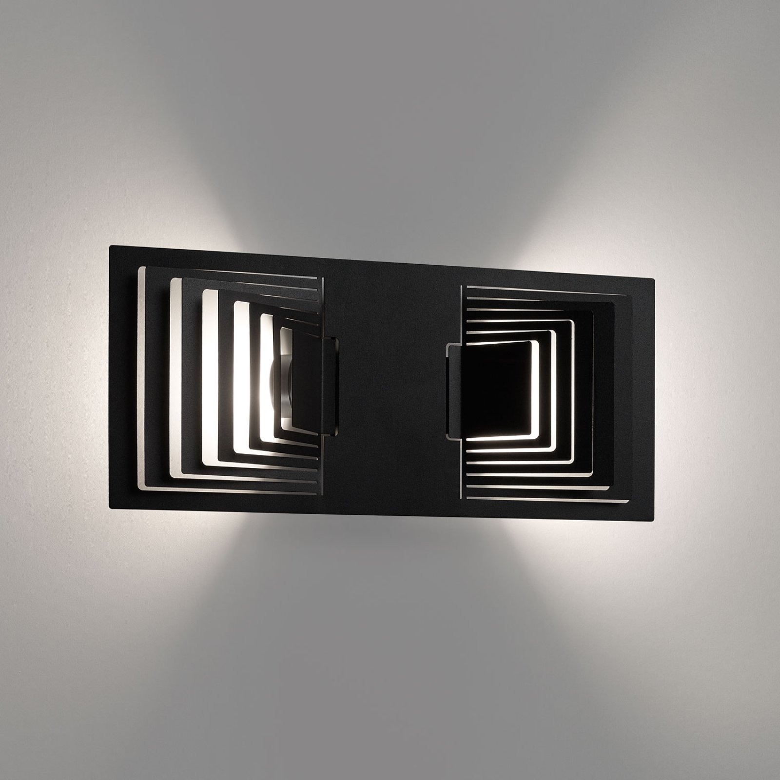 SOIREE WS X DOWN-UP 927 B черный Delta Light настенный светильник 5