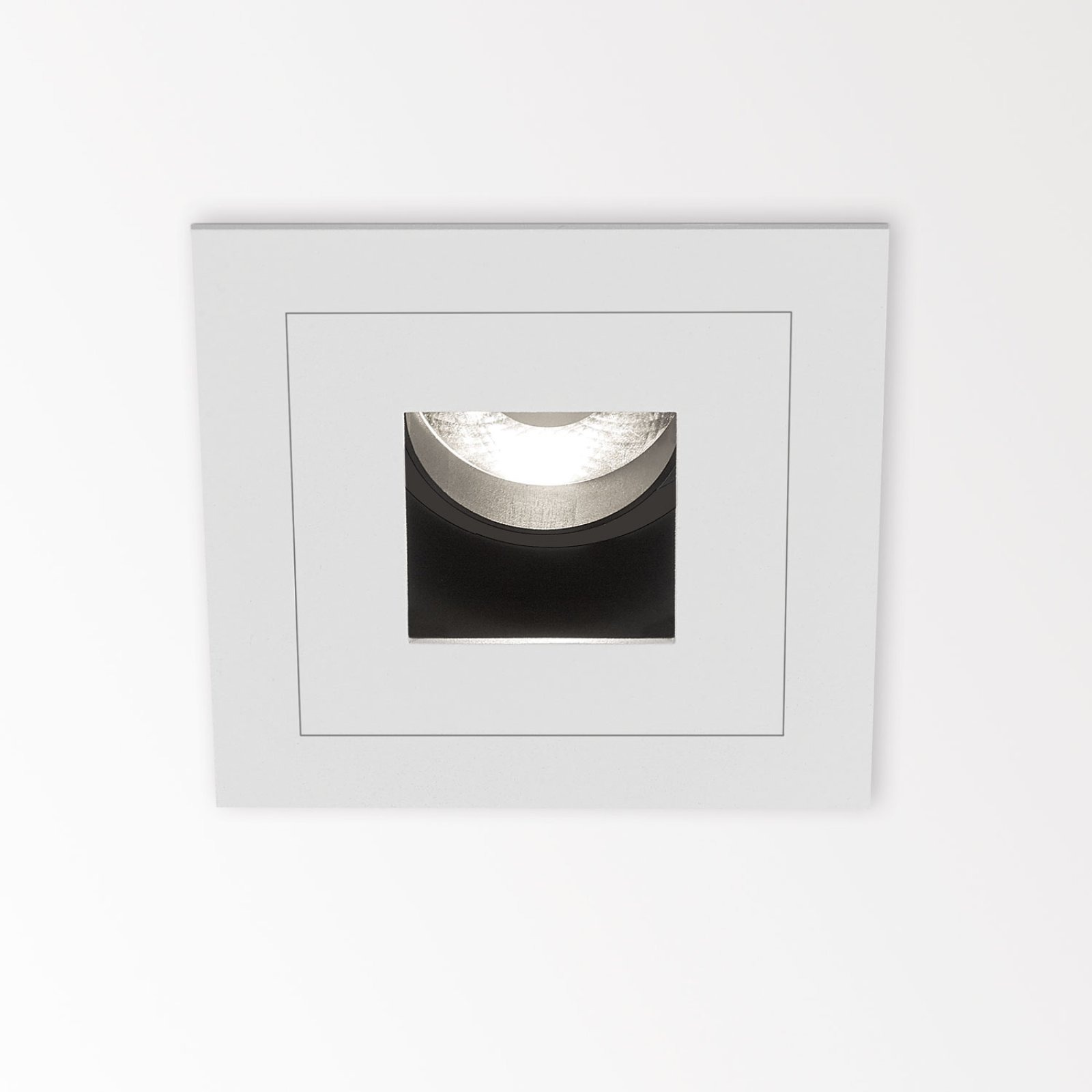iMAX II SQUARE ADJUSTABLE LP 92712 B черный Delta Light Встраиваемый поворотный потолочный светильник 6