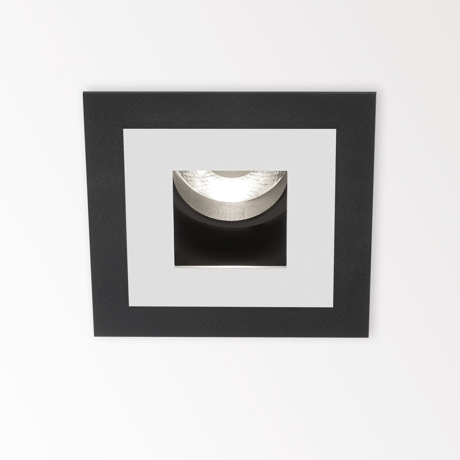 iMAX II SQUARE ADJUSTABLE LP 92712 B черный Delta Light Встраиваемый поворотный потолочный светильник 9