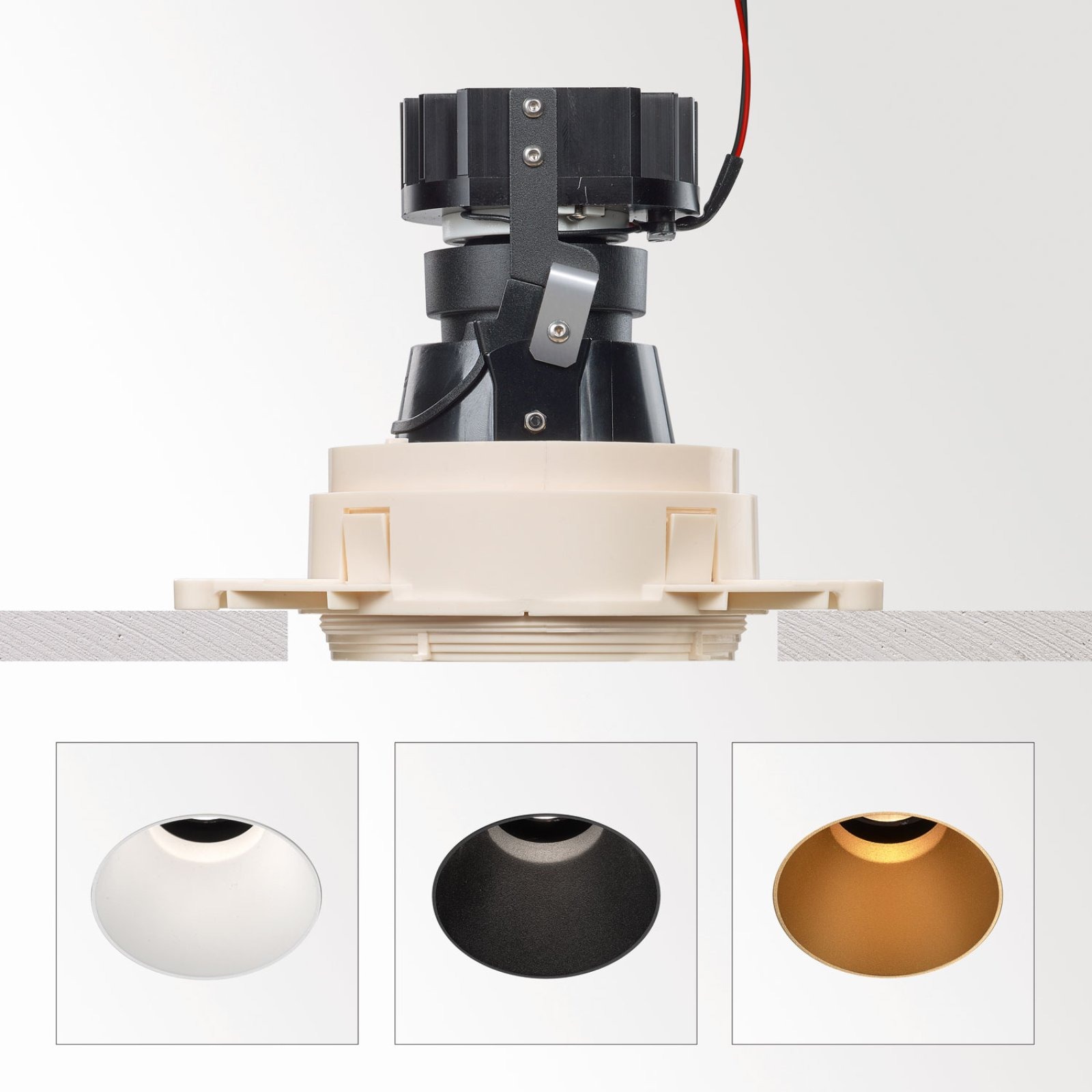 iMAX II ROUND ADJUSTABLE TRIMLESS LP 92712 Delta Light Встраиваемый поворотный потолочный светильник
