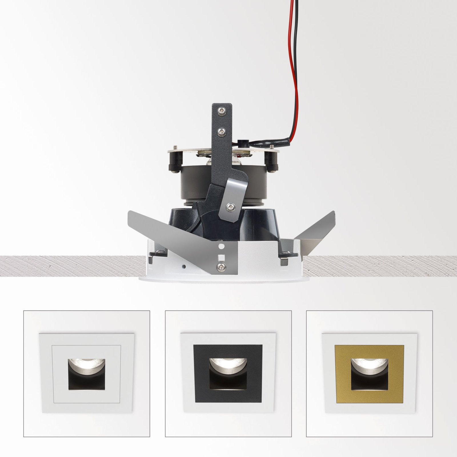 iMAX II SQUARE ADJUSTABLE CL 9276 Delta Light встраиваемый в потолок светильник
