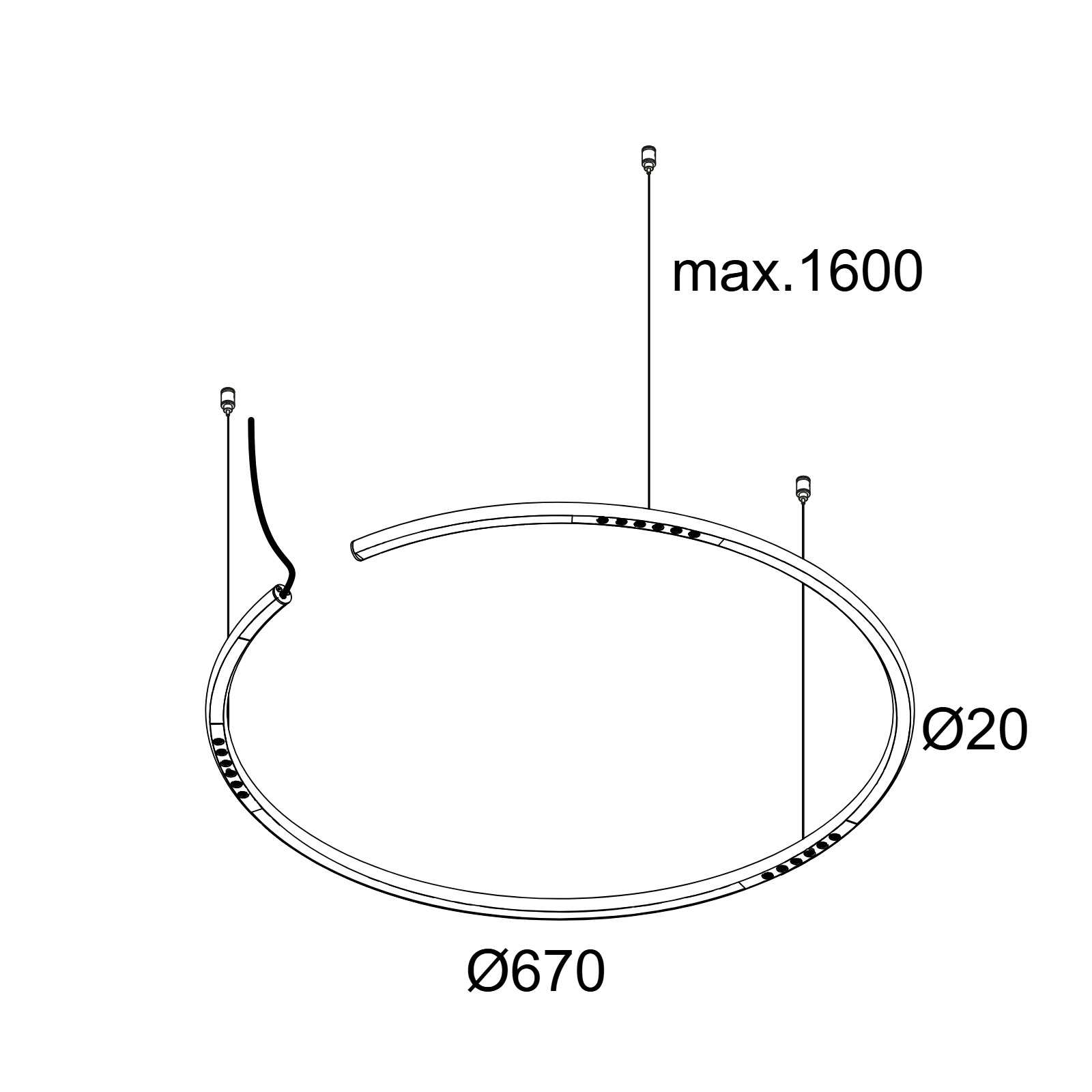 LASS-OH! R65 - 3 92734 B черный Delta Light светильник 2