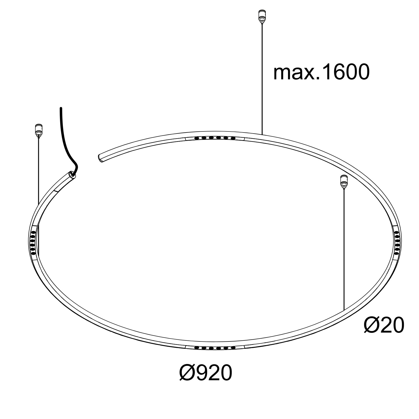 LASS-OH! R90 - 4 92734 B черный Delta Light светильник 2