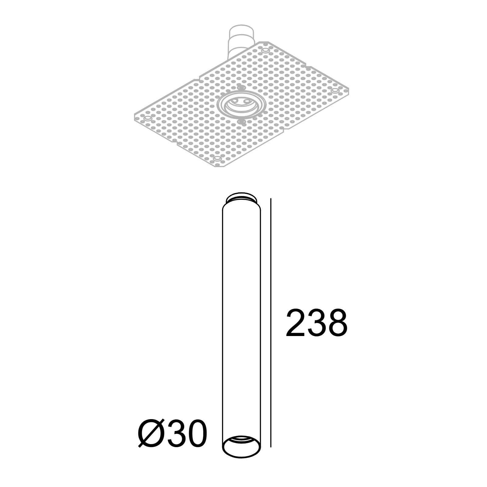NEEDLE 1 TRC 92713 FG фламандское золото Delta Light накладной потолочный светильник 2