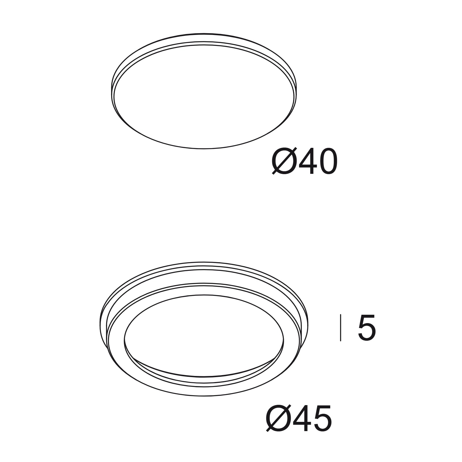 Light altering devices Delta Light BOXY GLASS SBL W 2
