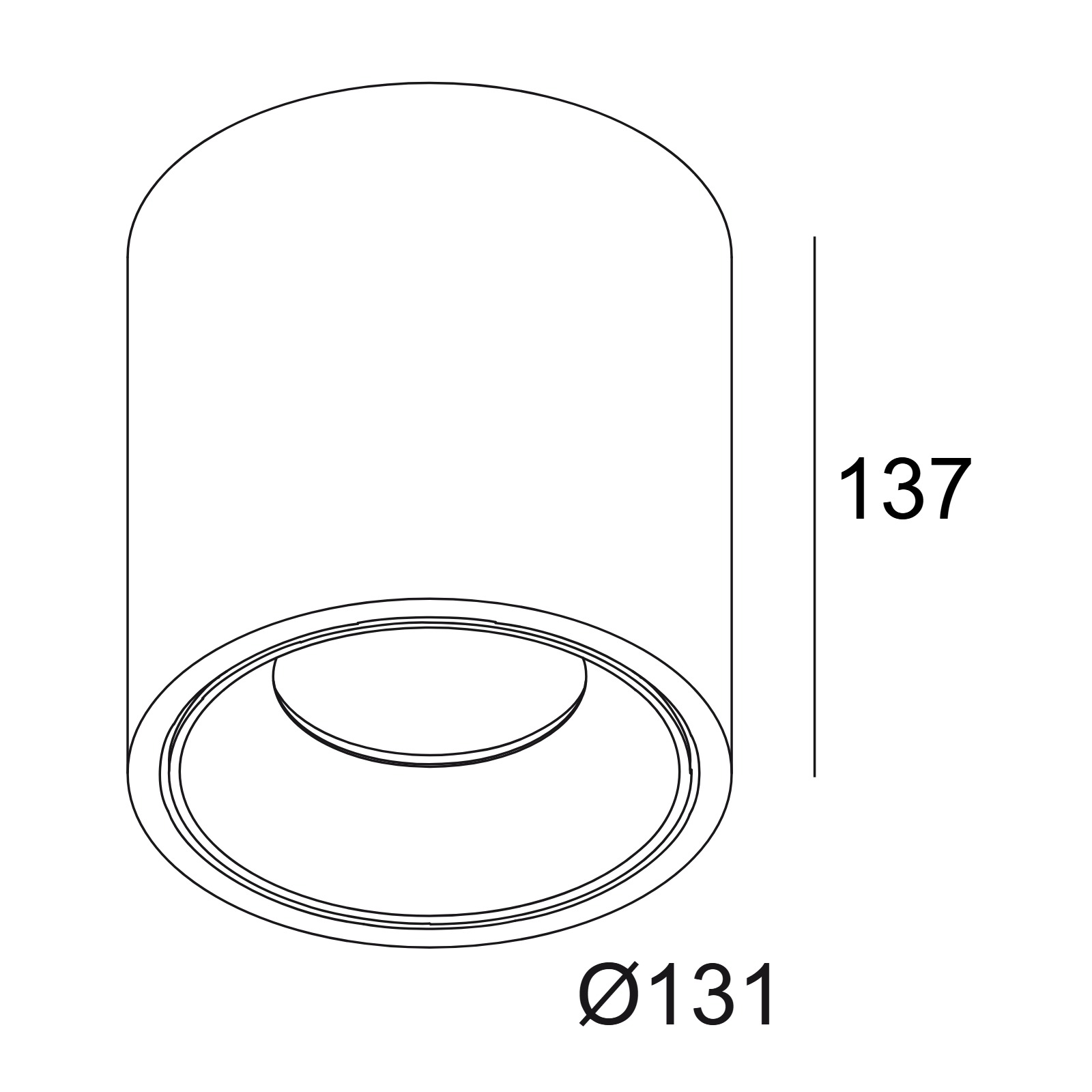 BOXY XL R 92720 B-B черный Delta Light накладной потолочный светильник 2