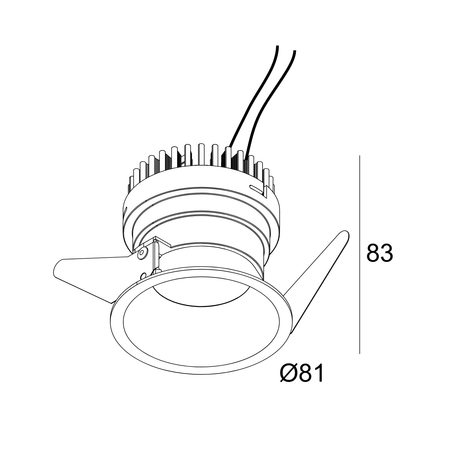 VARO 92736 IP S1 B черный Delta Light встраиваемый точечный светильник 9
