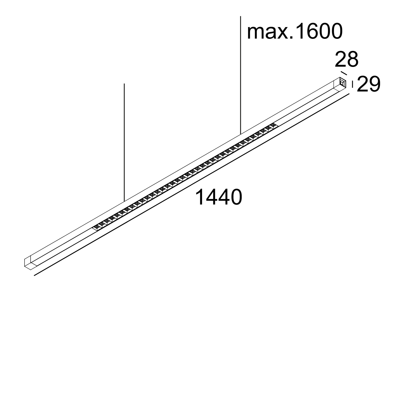 Технический подвесной светильник INFORM SQ P Delta Light 25511 XXX0 2