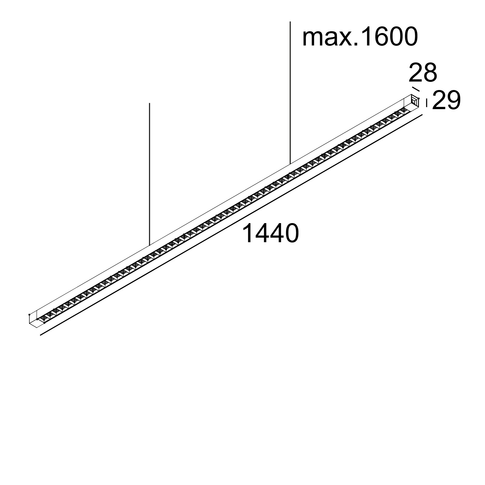 Технический подвесной светильник INFORM SQ P Delta Light 25513 XXX0 2