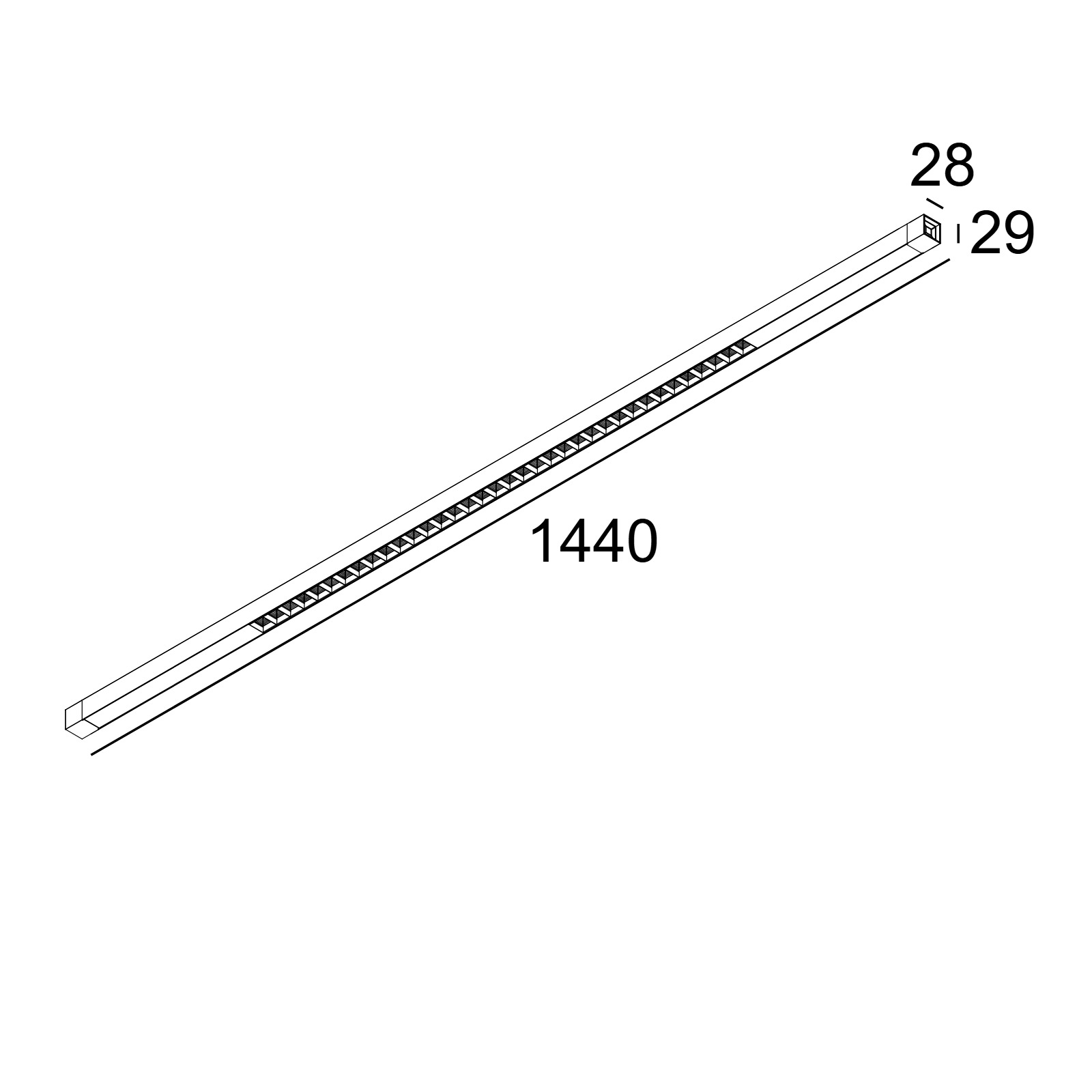 Накладной потолочный светильник INFORM SQ F Delta Light 25523 XXX0 2
