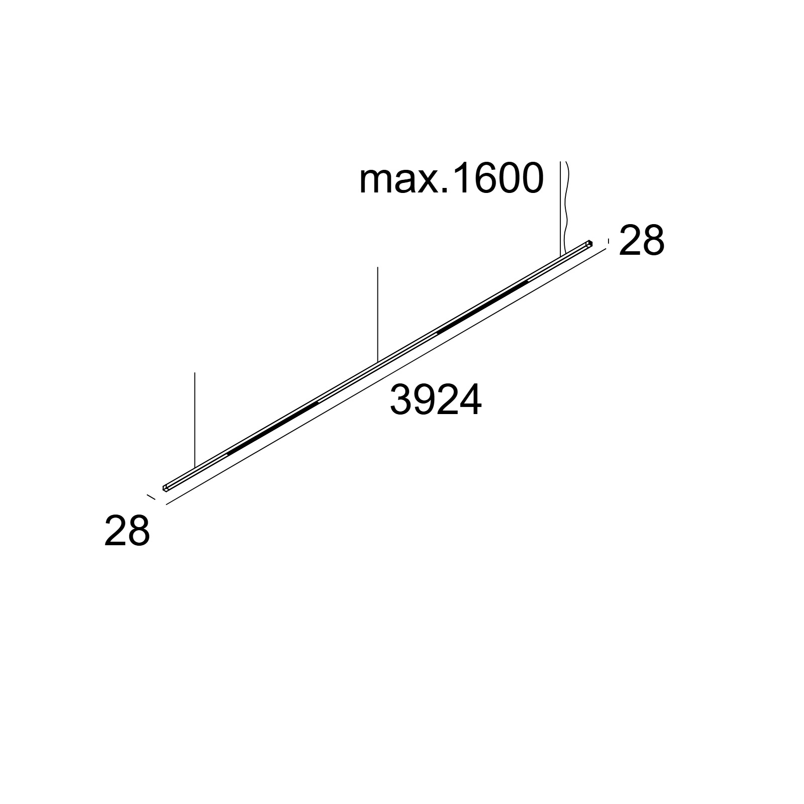Технический подвесной светильник INFORM SQ P Delta Light 25570 XXX0 2