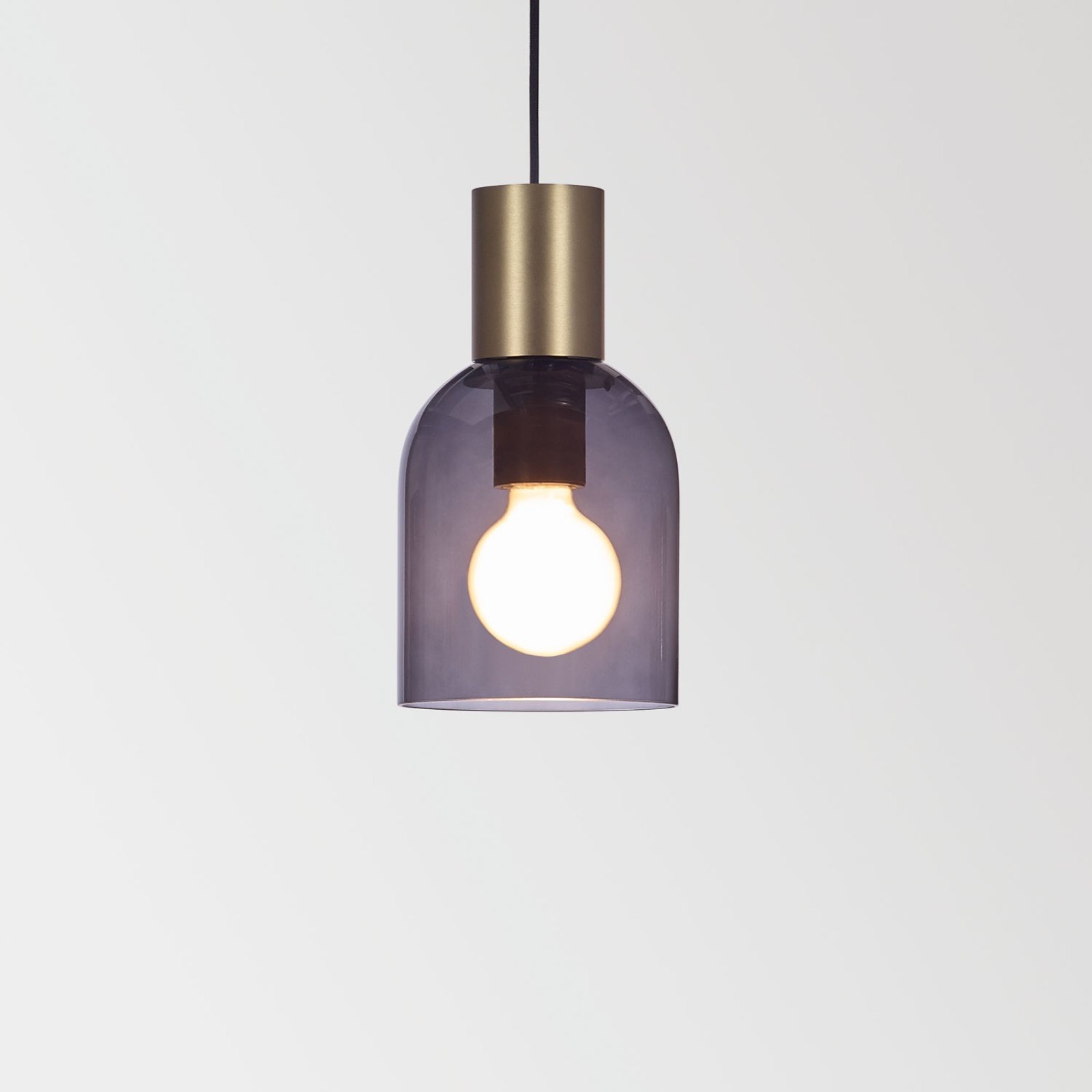 MANTELLO GLASS L1523 E27 SMOKE Delta Light ICP 4