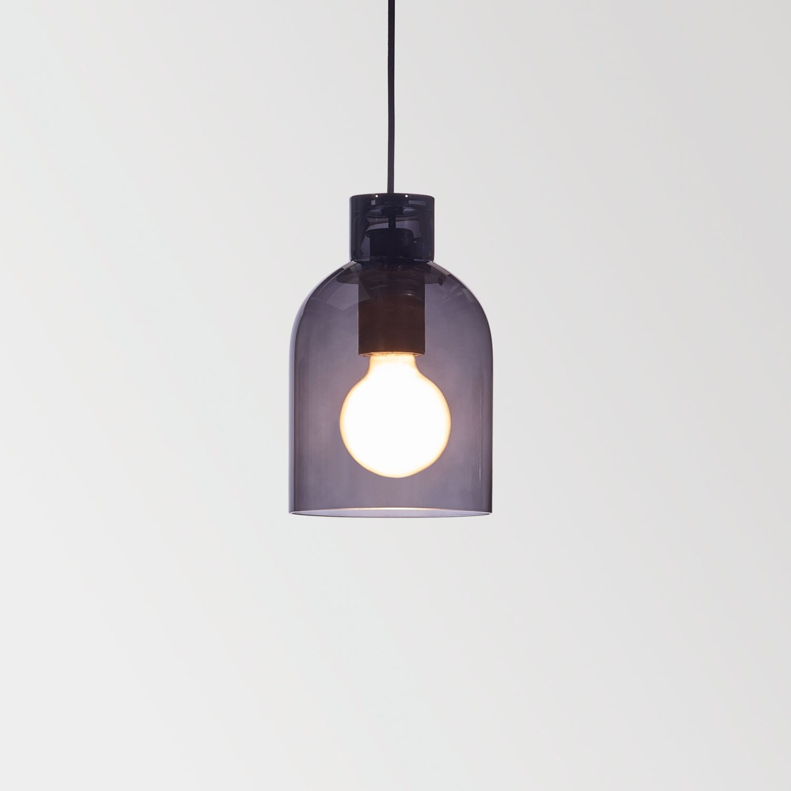MANTELLO GLASS L1523 E27 SMOKE Delta Light ICP